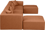 Cube Vegan Leather Modular Sectional - Elevate Your Space with Modern Elegance and Comfort Today!
