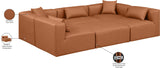Cube Modular Sectional - Luxurious Vegan Leather Design for Contemporary Living Spaces and Comfort