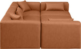 Cube Modular Sectional - Luxurious Vegan Leather Design for Contemporary Living Spaces and Comfort