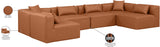 Cube Vegan Leather Modular Sectional - Modern Elegance for Contemporary Living Spaces and Offices
