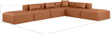 Cube Vegan Leather Modular Sectional - Modern Elegance and Comfort for Contemporary Spaces