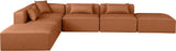 Cube Vegan Leather Modular Sectional - Modern Elegance and Comfort for Contemporary Spaces