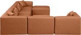Cube Vegan Leather Modular Sectional: Luxurious, Contemporary Design for Elegant Living Spaces