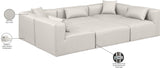 Cube Modular Sectional - Luxurious Vegan Leather Design for Contemporary Living Spaces and Comfort
