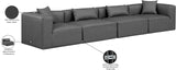 Cube Vegan Leather Modular Sofa - Luxurious Contemporary Design for Modern Living Spaces