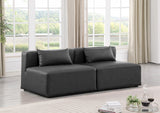 Cube Vegan Leather Modular Sofa - Elevate Your Living Space with Modern Elegance and Comfort