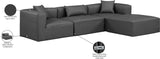 Cube Vegan Leather Modular Sectional - Modern Elegance and Versatile Comfort for Stylish Living Spaces