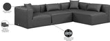 Cube Vegan Leather Modular Sectional - Stylish Comfort for Modern Living Spaces with Versatile Design