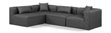 Cube Vegan Leather Modular Sectional - Stylish Comfort for Modern Living Spaces with Versatile Design