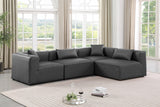 Cube Vegan Leather Modular Sectional - Stylish Comfort for Modern Living Spaces with Versatile Design