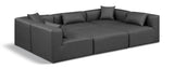 Cube Modular Sectional - Luxurious Vegan Leather Design for Contemporary Living Spaces and Comfort