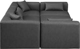 Cube Modular Sectional - Luxurious Vegan Leather Design for Contemporary Living Spaces and Comfort