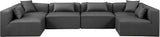 Cube Vegan Leather Modular Sectional - Modern Elegance for Contemporary Living Spaces and Offices