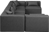 Cube Vegan Leather Modular Sectional - Modern Elegance for Contemporary Living Spaces and Offices