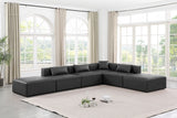 Cube Vegan Leather Modular Sectional - Modern Elegance and Comfort for Contemporary Spaces