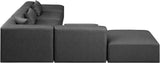 Cube Vegan Leather Modular Sectional - Modern Elegance and Comfort for Contemporary Spaces