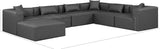Cube Vegan Leather Modular Sectional: Luxurious, Contemporary Design for Elegant Living Spaces