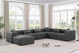 Cube Vegan Leather Modular Sectional: Luxurious, Contemporary Design for Elegant Living Spaces
