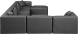 Cube Vegan Leather Modular Sectional: Luxurious, Contemporary Design for Elegant Living Spaces
