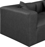 Cube Vegan Leather Modular Sectional: Luxurious, Contemporary Design for Elegant Living Spaces