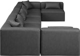 Cube Vegan Leather Modular Sectional - Modern Elegance for Contemporary Living Spaces and Offices