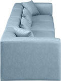 Cube Vegan Leather Modular Sofa - Luxurious Contemporary Design for Modern Living Spaces
