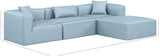 Cube Vegan Leather Modular Sectional - Modern Elegance and Versatile Comfort for Stylish Living Spaces