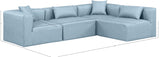 Cube Vegan Leather Modular Sectional - Stylish Comfort for Modern Living Spaces with Versatile Design