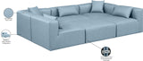 Cube Modular Sectional - Luxurious Vegan Leather Design for Contemporary Living Spaces and Comfort