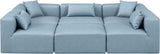 Cube Modular Sectional - Luxurious Vegan Leather Design for Contemporary Living Spaces and Comfort