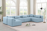 Cube Vegan Leather Modular Sectional - Modern Elegance for Contemporary Living Spaces and Offices
