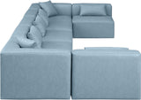 Cube Vegan Leather Modular Sectional - Modern Elegance for Contemporary Living Spaces and Offices