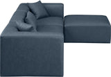 Cube Vegan Leather Modular Sectional - Modern Elegance and Versatile Comfort for Stylish Living Spaces