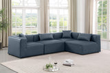 Cube Vegan Leather Modular Sectional - Stylish Comfort for Modern Living Spaces with Versatile Design