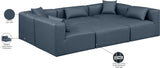 Cube Modular Sectional - Luxurious Vegan Leather Design for Contemporary Living Spaces and Comfort