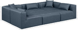 Cube Modular Sectional - Luxurious Vegan Leather Design for Contemporary Living Spaces and Comfort