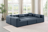 Cube Modular Sectional - Luxurious Vegan Leather Design for Contemporary Living Spaces and Comfort
