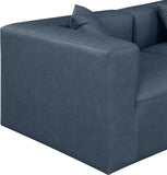 Cube Vegan Leather Modular Sectional: Luxurious, Contemporary Design for Elegant Living Spaces
