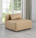 Cube Modern Vegan Leather Modular Chair - Luxurious Comfort for Stylish Living Spaces and Offices