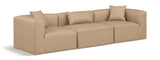 Cube Vegan Leather Modular Sofa - Luxurious Comfort Meets Modern Elegance for Any Living Space