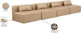 Cube Modular Sofa - Luxurious Vegan Leather Design for Modern Elegance and Ultimate Comfort