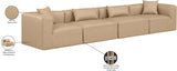 Cube Vegan Leather Modular Sofa - Luxurious Contemporary Design for Modern Living Spaces