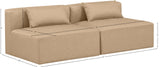 Cube Vegan Leather Modular Sofa - Elevate Your Living Space with Modern Elegance and Comfort