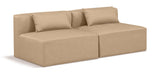 Cube Vegan Leather Modular Sofa - Elevate Your Living Space with Modern Elegance and Comfort