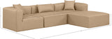 Cube Vegan Leather Modular Sectional - Modern Elegance and Versatile Comfort for Stylish Living Spaces