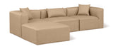 Cube Vegan Leather Modular Sectional - Modern Elegance and Versatile Comfort for Stylish Living Spaces