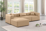 Cube Vegan Leather Modular Sectional - Modern Elegance and Versatile Comfort for Stylish Living Spaces