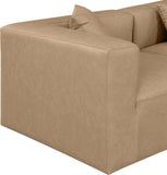 Cube Vegan Leather Modular Sectional - Modern Elegance and Versatile Comfort for Stylish Living Spaces