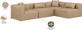 Cube Vegan Leather Modular Sectional - Stylish Comfort for Modern Living Spaces with Versatile Design
