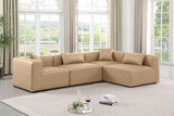Cube Vegan Leather Modular Sectional - Stylish Comfort for Modern Living Spaces with Versatile Design